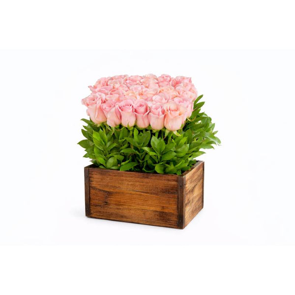 Blush Garden Wooden Box