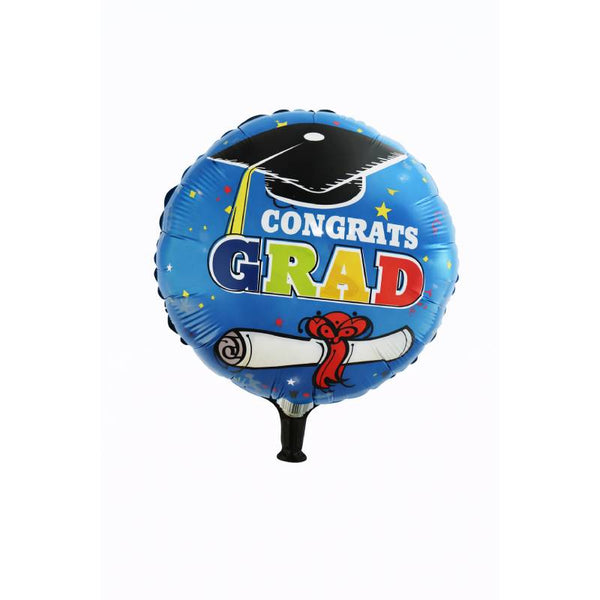 Colorful “Congrats Grad” Diploma Foil Balloon 🎓📜