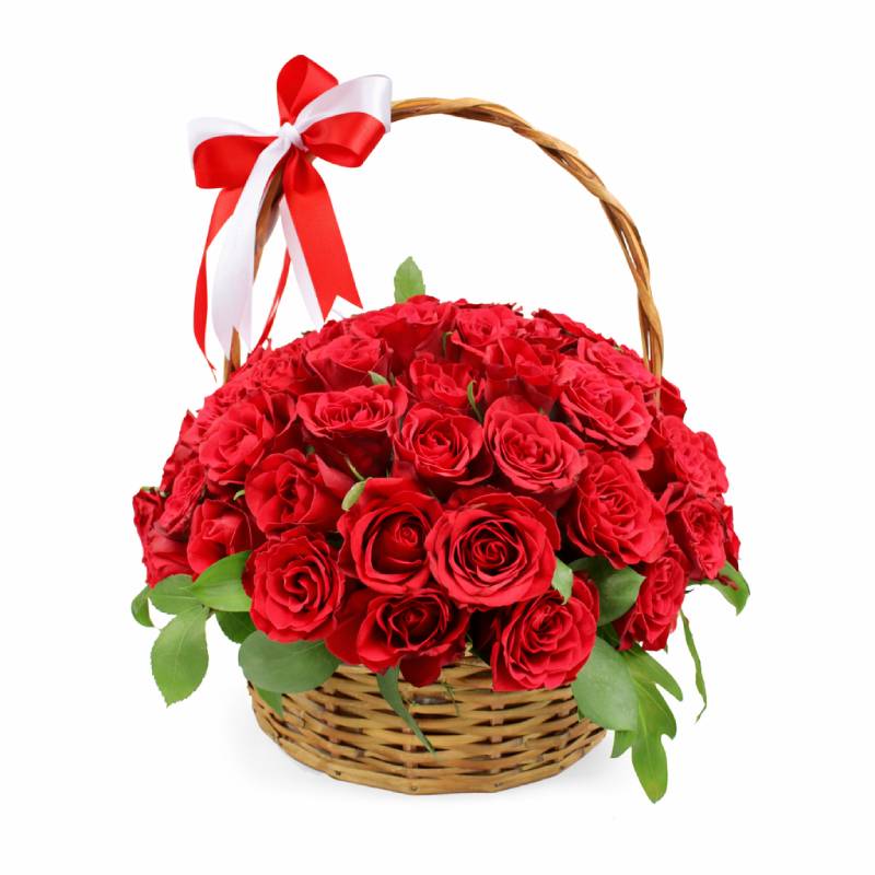 Crimson Charm Basket ❤️🧺