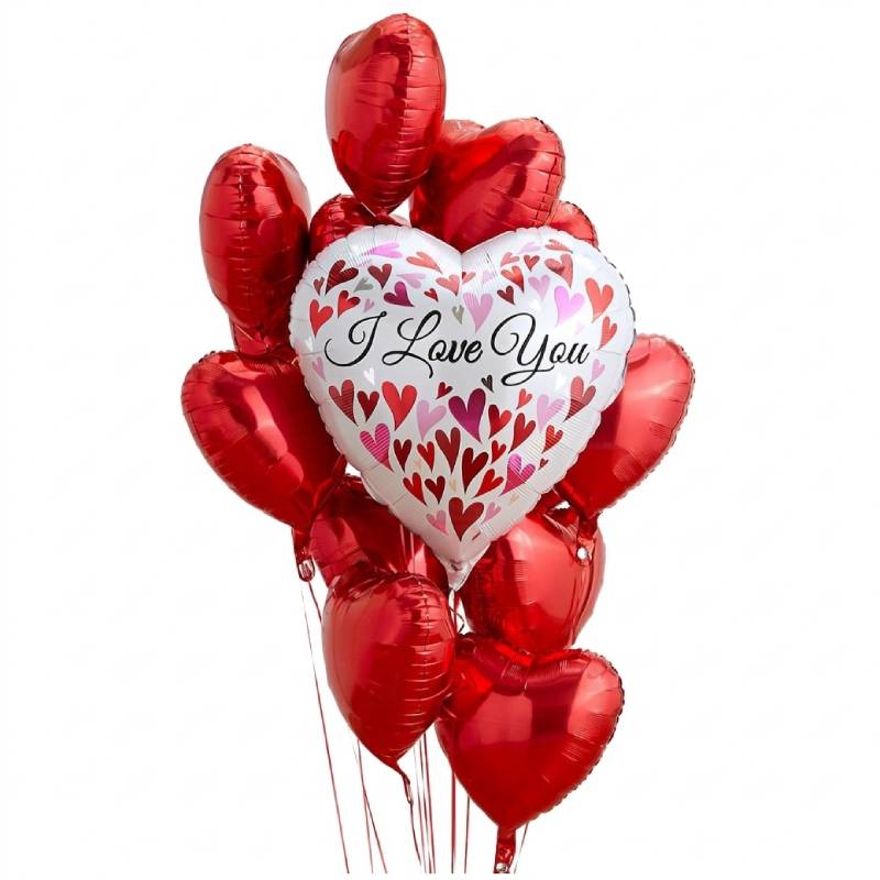 ❤️ Love Burst Balloon Bouquet