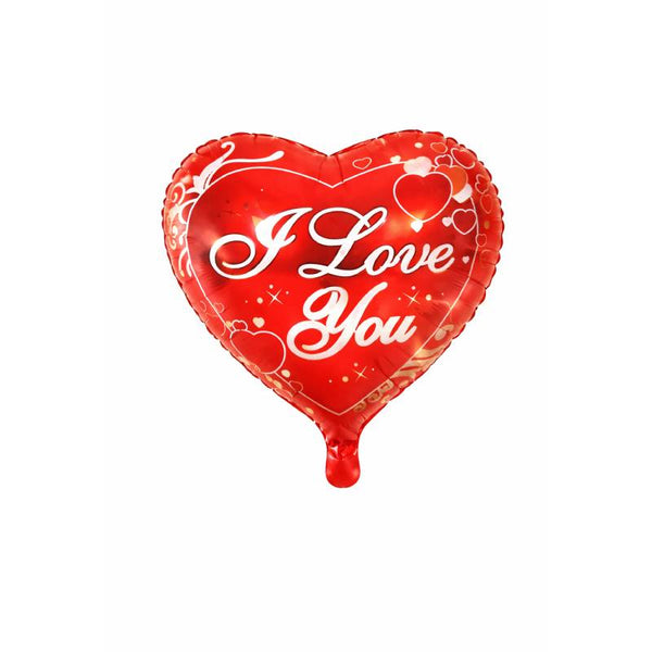 lassic “I Love You” Red Heart Foil Balloon ❤️💫