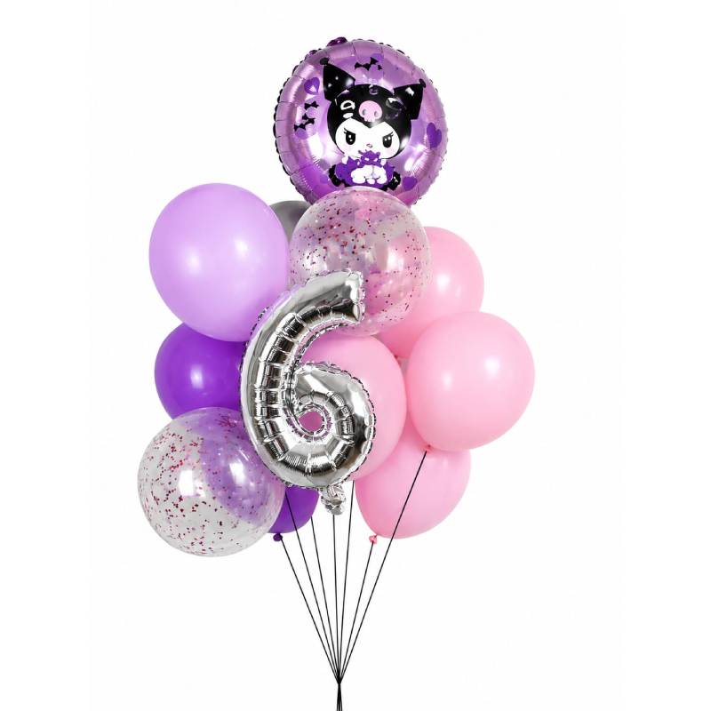 Kuromi Birthday Bubble 🎀💜🎈