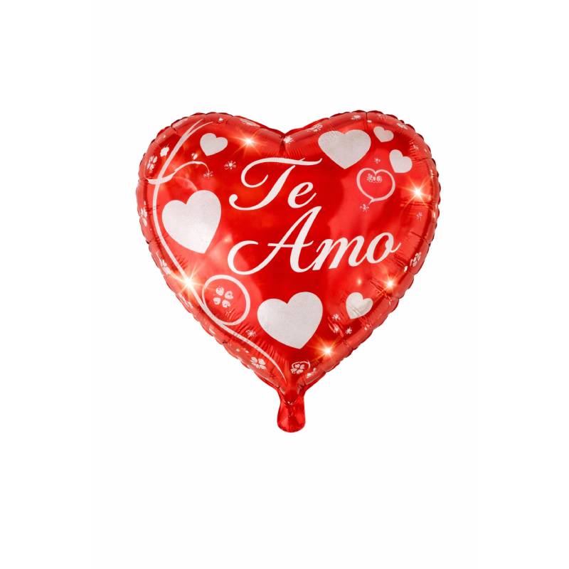 “Te Amo” Red Heart Foil Balloon ❤️✨