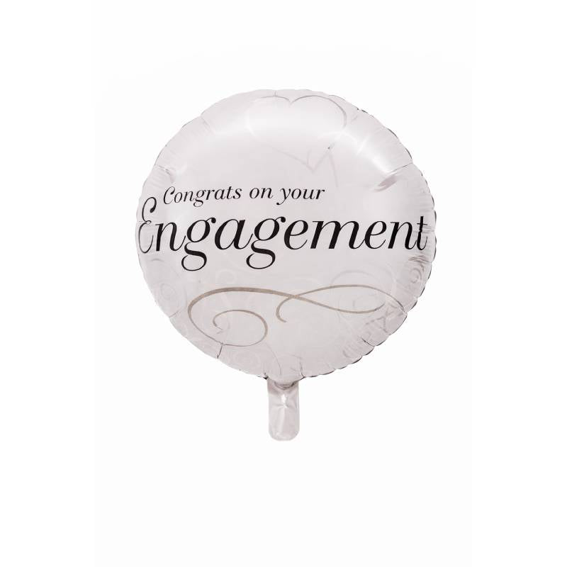 Elegant “Congrats on Your Engagement” Foil Balloon 💍✨