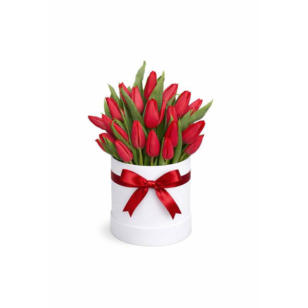 Red Tulip Elegance Box