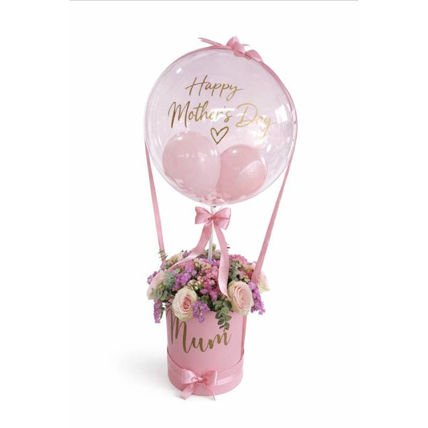 🌸 Mother’s Day Floral Bobo Balloon Box 🎈💖