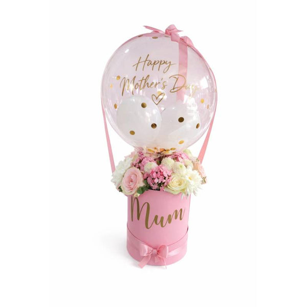 💐 Elegant Mother’s Day Floral Bobo Box 🎈💖