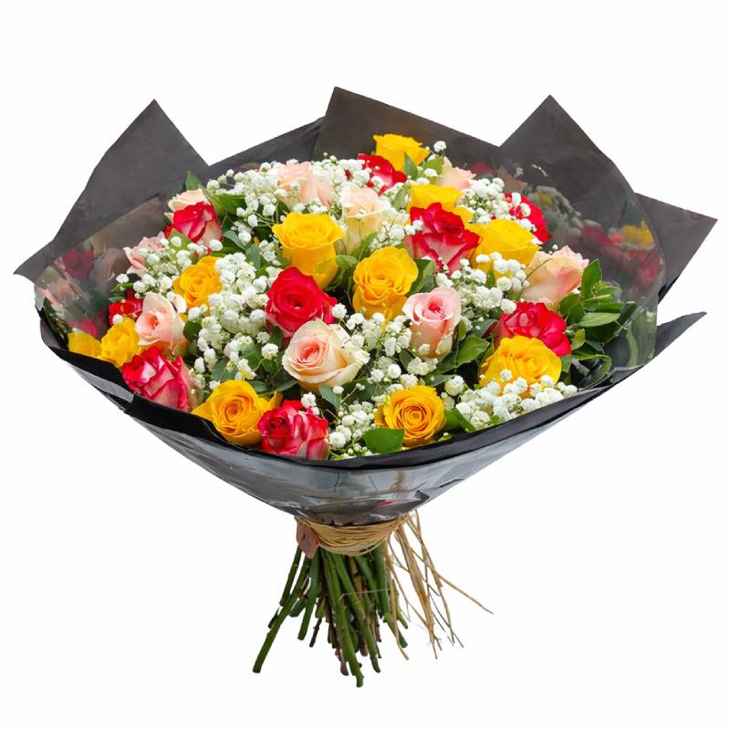 Sunset Garden Bouquet 🌅🌹