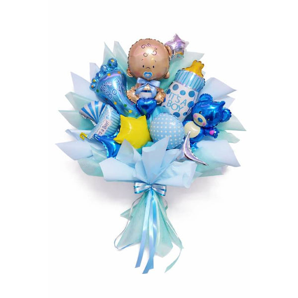 👶💙 Little Prince Baby Boy Bouquet 💙🍼